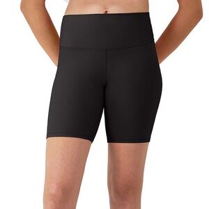 Champion Black High-Waisted ribbed Shorts size S